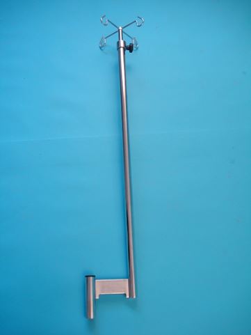 Telescopic IV pole - strengthened