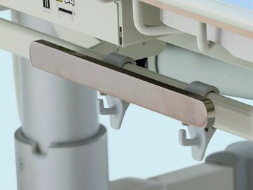 Short stainless steel rail