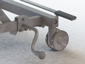 Side-mounted wall spacer short