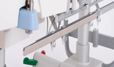 Rail pour accessoires, modèle moyen, acier inoxydable