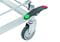 Centrally operated castors (Tente)