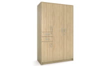 Armoire une personne à 3 portes